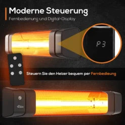 TroniTechnik Wandheizstrahler Terrassenheizer Wärmestrahler TT-TH-2010 / 2011 -BRB-Lagertechnik Geschäft 8600355400 5622 prod 006