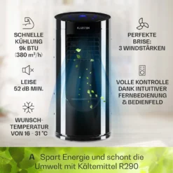 Klarstein Metrobreeze Miami Mobile Klimaanlage 9000BTU/2,6 KW 950W 8 Klarstein Metrobreeze Miami Mobile Klimaanlage 9000BTU/2,6 KW 950W -BRB-Lagertechnik Geschäft 8600359300 12347 prod 003