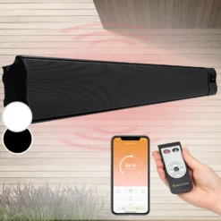 Blumfeldt Cosmic Beam Smart 30 Infrarot-Heizstrahler 3000W App-Steuerung Fernbedienung
