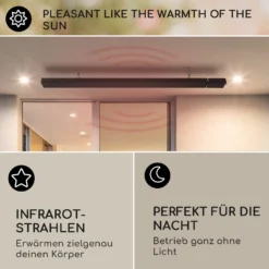 Blumfeldt Cosmic Beam Smart 30 Infrarot-Heizstrahler 3000W App-Steuerung Fernbedienung -BRB-Lagertechnik Geschäft 8600359300 12878 prod 004