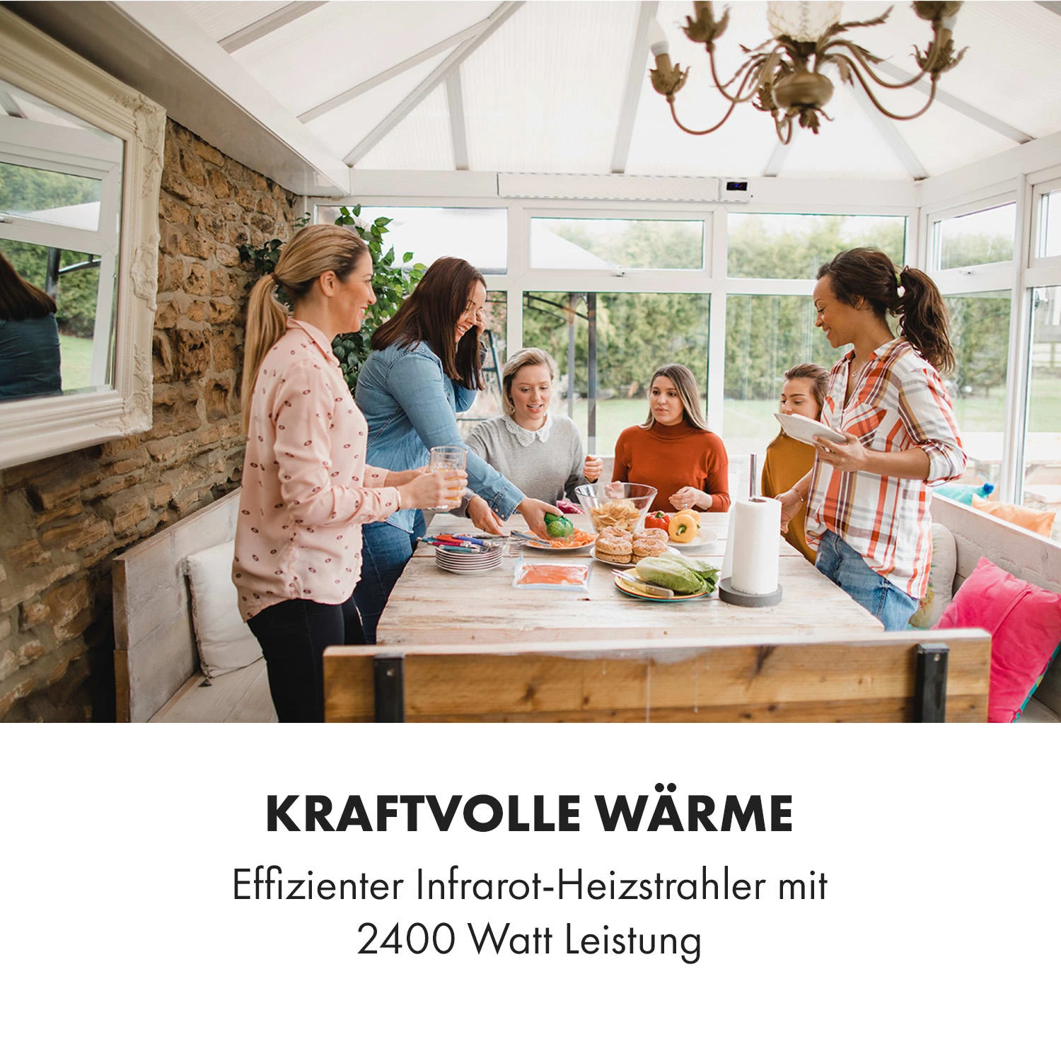 Blumfeldt Cosmic Beam Smart 24 Infrarot-Heizstrahler 2400W App-Steuerung Fernbedienung 3 Blumfeldt Cosmic Beam Smart 24 Infrarot-Heizstrahler 2400W App-Steuerung Fernbedienung – Bild 3