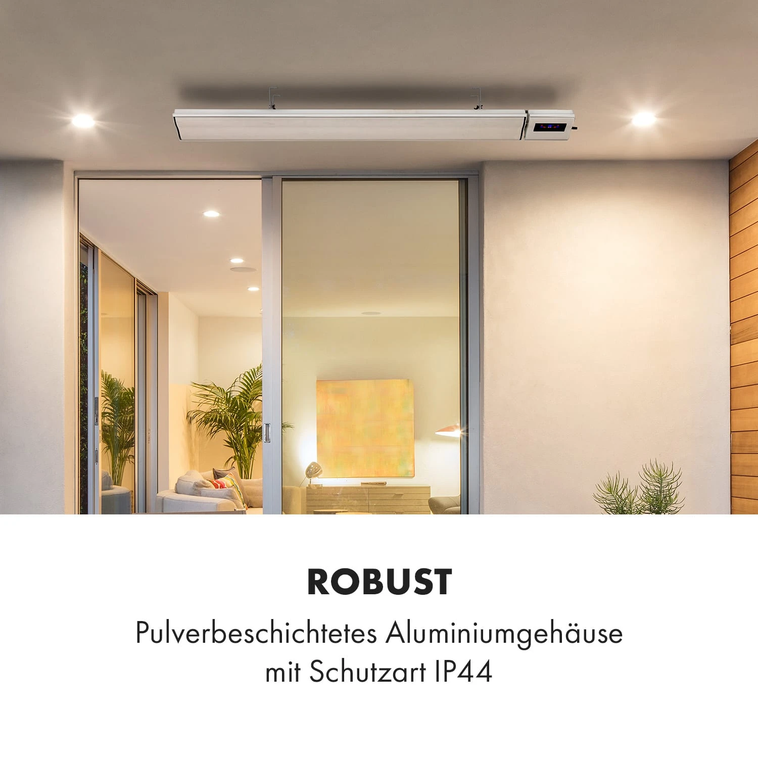 Blumfeldt Cosmic Beam Smart 24 Infrarot-Heizstrahler 2400W App-Steuerung Fernbedienung 5 Blumfeldt Cosmic Beam Smart 24 Infrarot-Heizstrahler 2400W App-Steuerung Fernbedienung – Bild 5