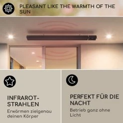 Blumfeldt Cosmic Beam Smart 24 Infrarot-Heizstrahler 2400W App-Steuerung Fernbedienung 9 Blumfeldt Cosmic Beam Smart 24 Infrarot-Heizstrahler 2400W App-Steuerung Fernbedienung -BRB-Lagertechnik Geschäft 8600359300 12880 prod 004