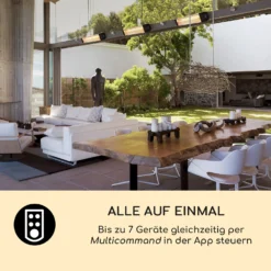 Blumfeldt Smartwave Infrarot-Heizstrahler Carbonröhre 2400W WiFi Appsteuerung -BRB-Lagertechnik Geschäft 8600359300 12902 prod 006