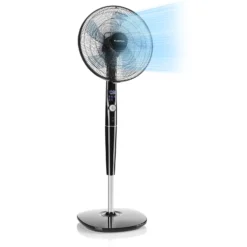 Klarstein Silent Storm Standventilator 16"(41cm) 5-Blatt 32 DB Min.25,8W Schwarz