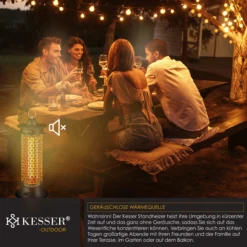 KESSER® Standheizstrahler Infrarotheizung, 1200W Heizstrahler Energieeffiziente Heizung Innenraum Mit 360° Oszillation, Infrarotheizung Standgerät, Elektroheizung IP55, Terrassen-Heizstrahler -BRB-Lagertechnik Geschäft 8600364700 24096 prod 005 scaled