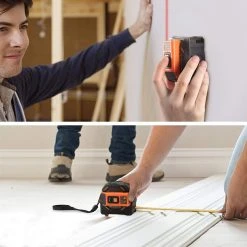 Tacklife TM-L01 2 In 1 Massband Laser Entfernungsmesser, 40m Massband Und 5m Massband, 2 Laseröffnungs, HD Und LCD-Display, Selbsthemmend, Aktiver Haken, Mit 1 Schraubendreher Und 2 AAA-Batterien -BRB-Lagertechnik Geschäft 8600367000 2284 prod 006