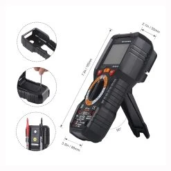 TACKLIFE Digital Multimeter, Strommessgerät Mit 6000 Counts, True RMS, Temperaturmessung, Durchgangsprüfung, Außenleiter-Identifizierung, Hintergrundbeleuchtung -BRB-Lagertechnik Geschäft 8600367000 2346 prod 006