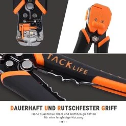 Tacklife MWS02, Abisolierzange, Selbsteinstellende 8,4-Zoll-Kabelschneider-Crimper, 3-in-1-Multizange -BRB-Lagertechnik Geschäft 8600367000 2348 prod 003