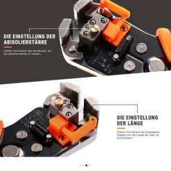 Tacklife MWS02, Abisolierzange, Selbsteinstellende 8,4-Zoll-Kabelschneider-Crimper, 3-in-1-Multizange -BRB-Lagertechnik Geschäft 8600367000 2348 prod 004