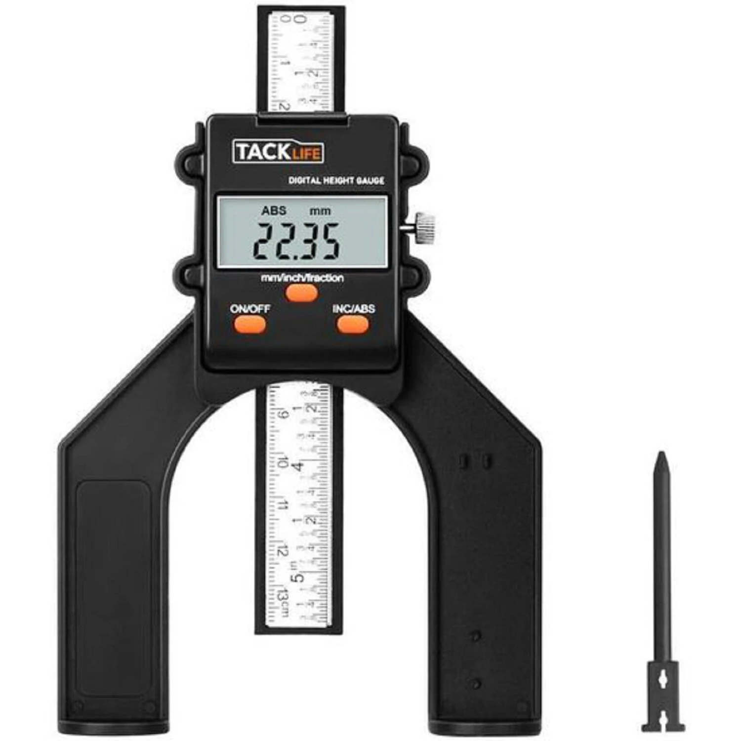 TACKLIFE MDG01, Digitaler Tiefenmesser, 80 Mm Tiefenmesser, Messwerkzeug Mit LCD-Digitalanzeige Für Zimmerei 1 TACKLIFE MDG01, Digitaler Tiefenmesser, 80 Mm Tiefenmesser, Messwerkzeug Mit LCD-Digitalanzeige Für Zimmerei