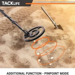 TACKLIFE MMD04,Metalldetektor, Einstellbare Wasserdichte Detektoren (41 "-53") Mit DISC-Modus, Pinpoint-Funktion, LED-Licht -BRB-Lagertechnik Geschäft 8600367000 2353 prod 003