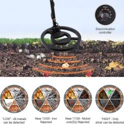 TACKLIFE MMD04,Metalldetektor, Einstellbare Wasserdichte Detektoren (41 "-53") Mit DISC-Modus, Pinpoint-Funktion, LED-Licht -BRB-Lagertechnik Geschäft 8600367000 2353 prod 004