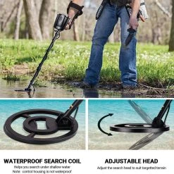 TACKLIFE MMD04,Metalldetektor, Einstellbare Wasserdichte Detektoren (41 "-53") Mit DISC-Modus, Pinpoint-Funktion, LED-Licht -BRB-Lagertechnik Geschäft 8600367000 2353 prod 006