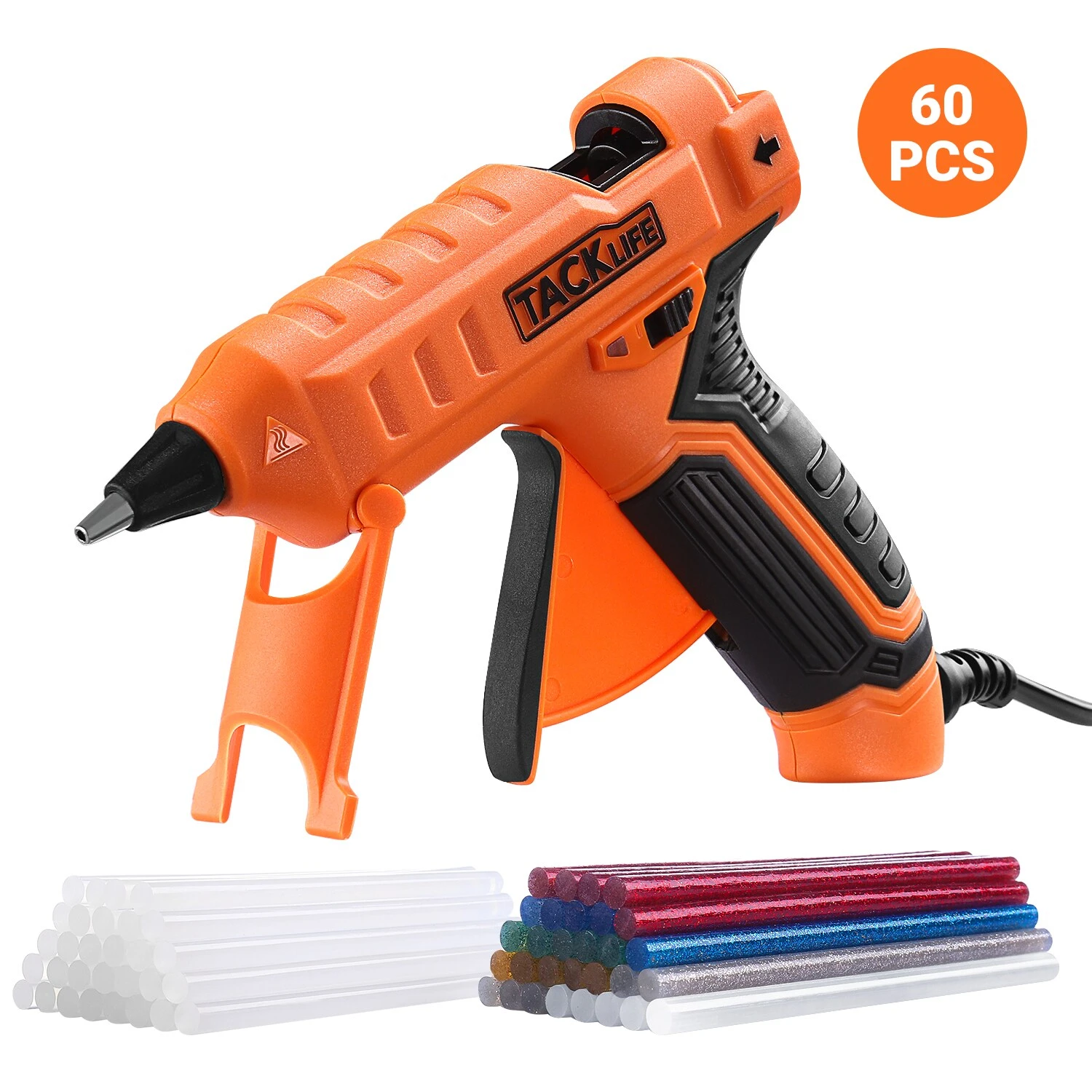 TACKLIFE GGO21AC Mini Heißklebepistole 30W, 60pcs Klebesticks, Flexibler Auslöser Überhitzungsschutz Hochtemperatur, Basteln/Schnellreparaturen. 1 TACKLIFE GGO21AC Mini Heißklebepistole 30W, 60pcs Klebesticks, Flexibler Auslöser Überhitzungsschutz Hochtemperatur, Basteln/Schnellreparaturen.