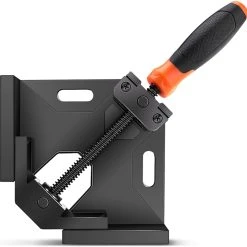 TACKLIFE TACKLIDE HAC3A, Eckklemme, 90°-Winkelklemme Mit Einem Griff, Gehäuse Aus Aluminiumlegierung, Drehbare Backe, Gewindestange Aus Kohlenstoffstahl Zum Verbinden Von Holz, Metall Und Glas, Ideal Für Die Holzbearbeitung Im Heimwerkerbereich.