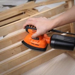 Tacklife PMS01A 1.1A 130W 12.000 OPM Klassischer Maus-Detailschleifer Mit 12 Schleifpapieren Und Effizientem Staubsammelsystem Für Enge Räume Beim Schleifen In Der Heimdekoration -BRB-Lagertechnik Geschäft 8600367000 2420 prod 006