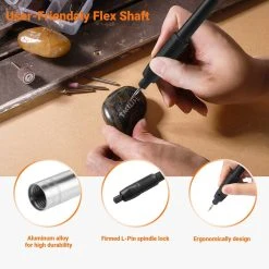 TACKLIFE RTD36AC Rotationswerkzeug, 200 W, Variable Geschwindigkeit, Mit 170 Zubehörteilen 9 TACKLIFE RTD36AC Rotationswerkzeug, 200 W, Variable Geschwindigkeit, Mit 170 Zubehörteilen -BRB-Lagertechnik Geschäft 8600367000 2436 prod 004