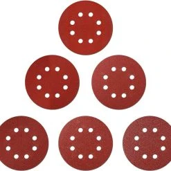 Tacklife ASD06C 125 Mm Verschleißfeste Schleifscheiben Für Makita, Bosch, Tacklife, Dewalt, Ryobi Exzenterschleifer, 10 Stück Sortiert 40/60/80/100/120/150/180/240/320/400