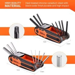 Tacklife HAK5B Inbus- Und Torx Messer Innensechskantschlüssel In 16 Größen -BRB-Lagertechnik Geschäft 8600367000 2621 prod 003