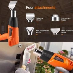 TACKLIFE HGP68AC Heißluftpistole 1500W 572°F-932°F Duale Temperatur Heißluftpistole -BRB-Lagertechnik Geschäft 8600367000 2624 prod 003