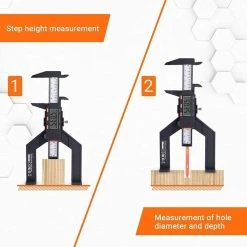 TACKLIFE MDG02 Digitales Display Messgerät Höhe Öffnung Messschieber Messwerkzeug Mit Magnetischen Selbst Standfüße Basis 6 TACKLIFE MDG02 Digitales Display Messgerät Höhe Öffnung Messschieber Messwerkzeug Mit Magnetischen Selbst Standfüße Basis -BRB-Lagertechnik Geschäft 8600367000 2634 prod 003