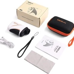 TACKLIFE Golf Laser-Entfernungsmesser Für Golf Und Jagd MLR02, 900 Yards Laser-Entfernungsmessung, Typ-C Wiederaufladbar, Mit Hochpräziser Fahnenstiftverriegelung Vibration