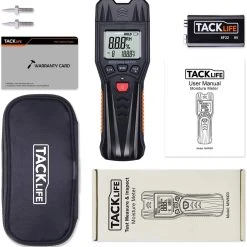 Tacklife Digitales Feuchtigkeitsmessgerät MWM03 -- Zuverlässige Holzqualitätsbeurteiler & Gebäudeumweltmonitore 3-in-1 Pin-Typ Präzise Feuchtemessung -BRB-Lagertechnik Geschäft 8600367000 MWM03 prod 004