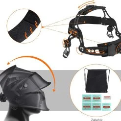 Tacklife Professioneller Schweißer Helm Mit Automatischer Verdunkelung, 3,94 "x2,87" Großer Sichtbereich Schweißerschutzmaske - PAH04D -BRB-Lagertechnik Geschäft 8600367000 PAH04D prod 003