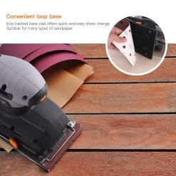 TACKLIFE 2,5 Ampere 6000-12.000 OPM 9×4,5 Zoll Schleifblatt Mit Super Großer Schleiffläche Und Variabler Geschwindigkeit - PSS02A -BRB-Lagertechnik Geschäft 8600367000 PSS02A prod 003