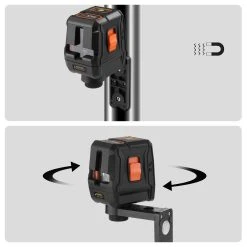 Tacklife Laser Level, Selbstnivellierender 20M Kreuzlinienlaser Mit Dual Laser Modul-SC-L07 -BRB-Lagertechnik Geschäft 8600367000 SC L07 prod 004