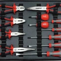 FAMEX 34055 Werkzeug Satz Mit Zangen Und Schraubendreher - 12-teilig