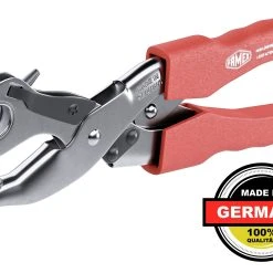 FAMEX 3519 Lochzange Für Leder Revolverlochzange Mit Hebelübersetzung Gürtel