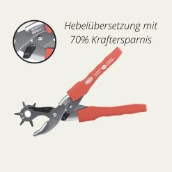 FAMEX 3519 Lochzange Für Leder Revolverlochzange Mit Hebelübersetzung Gürtel -BRB-Lagertechnik Geschäft 8600368300 3519 prod 005