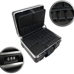 FAMEX 604-08 ABS Werkzeugtrolley Mit Hochwertigem Werkzeug Set - High-End Qualität - Mit Steckschlüsselsatz -BRB-Lagertechnik Geschäft 8600368300 604 08 prod 005