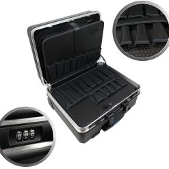 FAMEX 606-08 ABS Werkzeugtrolley Mit Hochwertigem Werkzeug Set - High-End Qualität - Mit Steckschlüsselsatz -BRB-Lagertechnik Geschäft 8600368300 606 08 prod 006