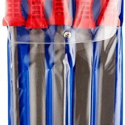 FAMEX 8115-5 Werkstattfeilen Satz In Rolltasche, 5-teilig